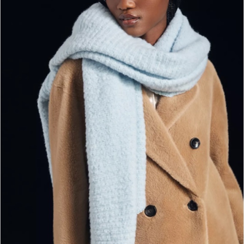 Anthropologie light blue scarf